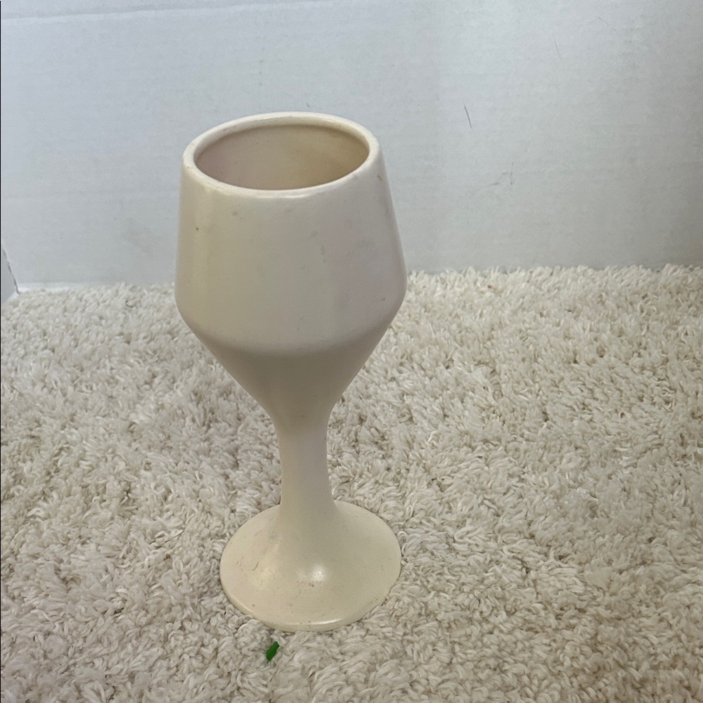 Vintage Hager Cream Wine Goblet 10 inch Replacement